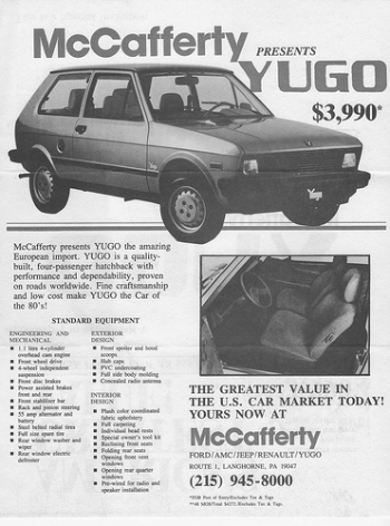 Illustration for article titled Why The Yugo Isn't Just A Punchline